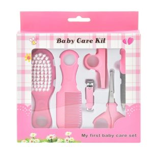 طقم العنايه Baby Care - مستورد - بينك