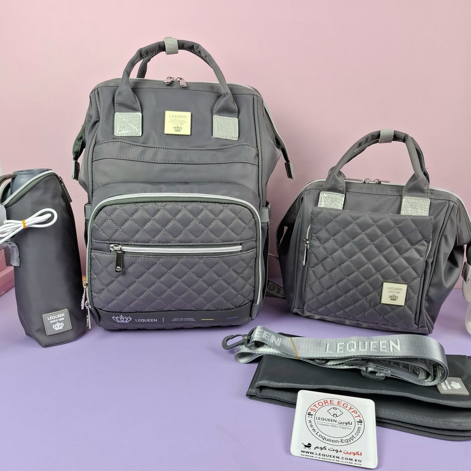 lequeen-7th-set-gray-ribbed (1) LEQUEEN bags