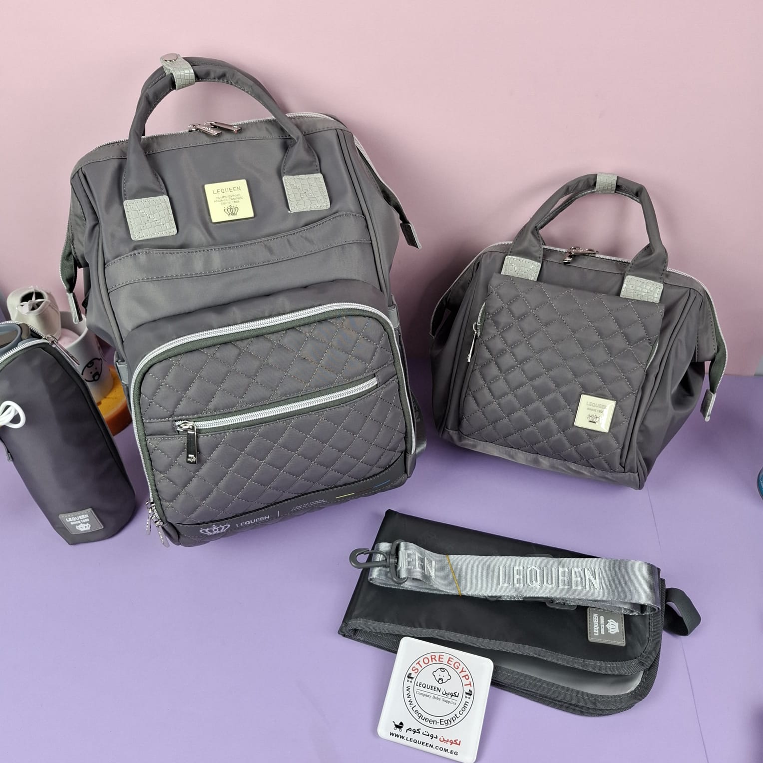 lequeen-7th-set-gray-ribbed (2) LEQUEEN bags