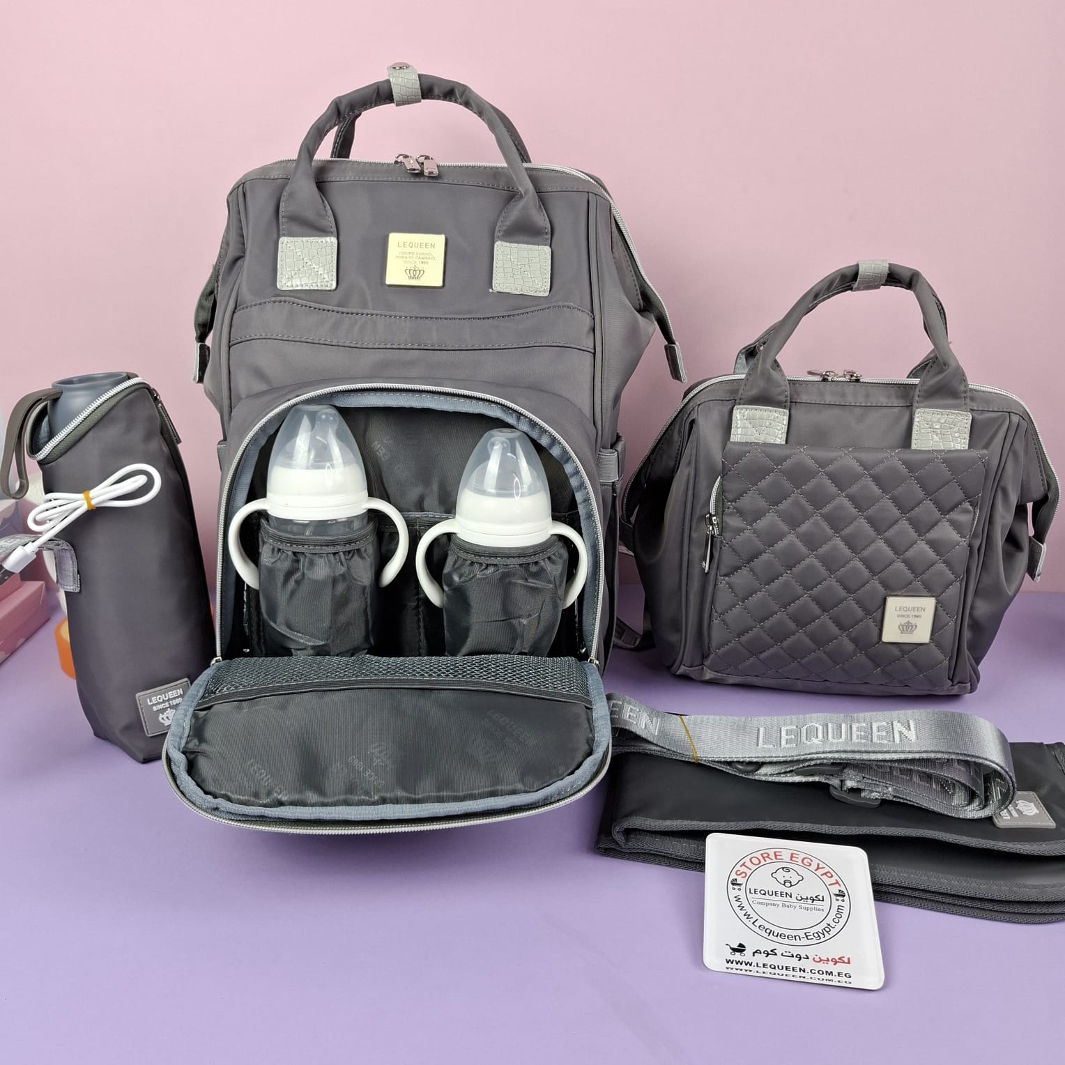 lequeen-7th-set-gray-ribbed (4) LEQUEEN bags